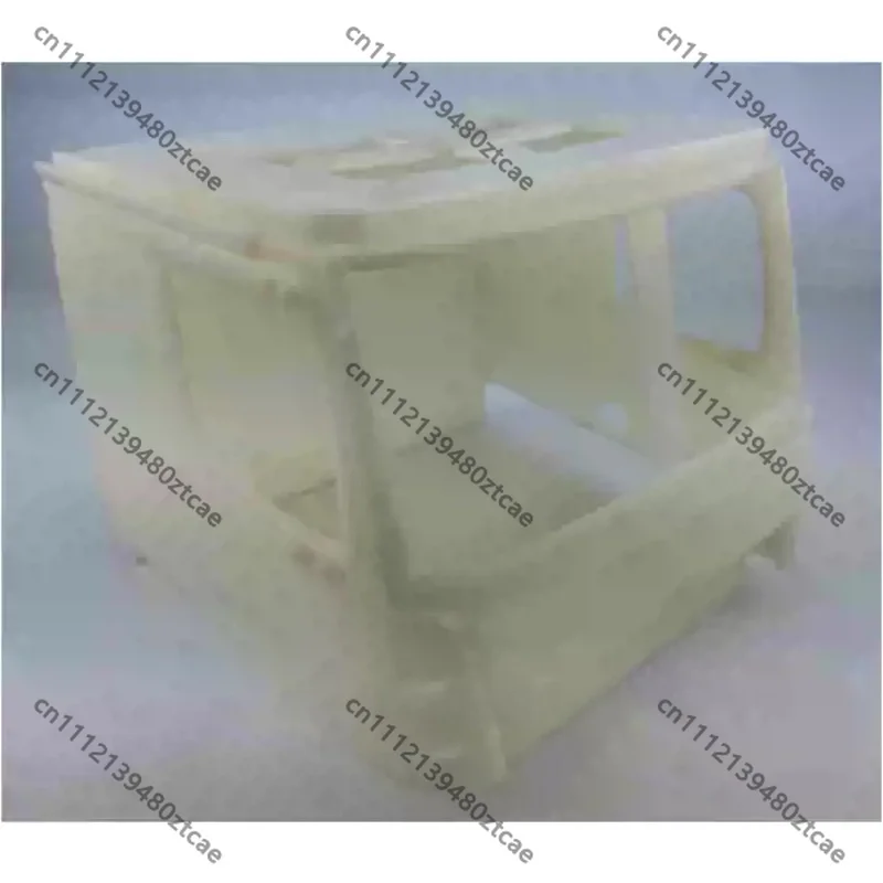 After‑Market Simulation Truck Driver Cabin Housing Shell, DIY Replacement Body‑Part Fit for 1/14 RC Cargo Truck Tractor‑Truck