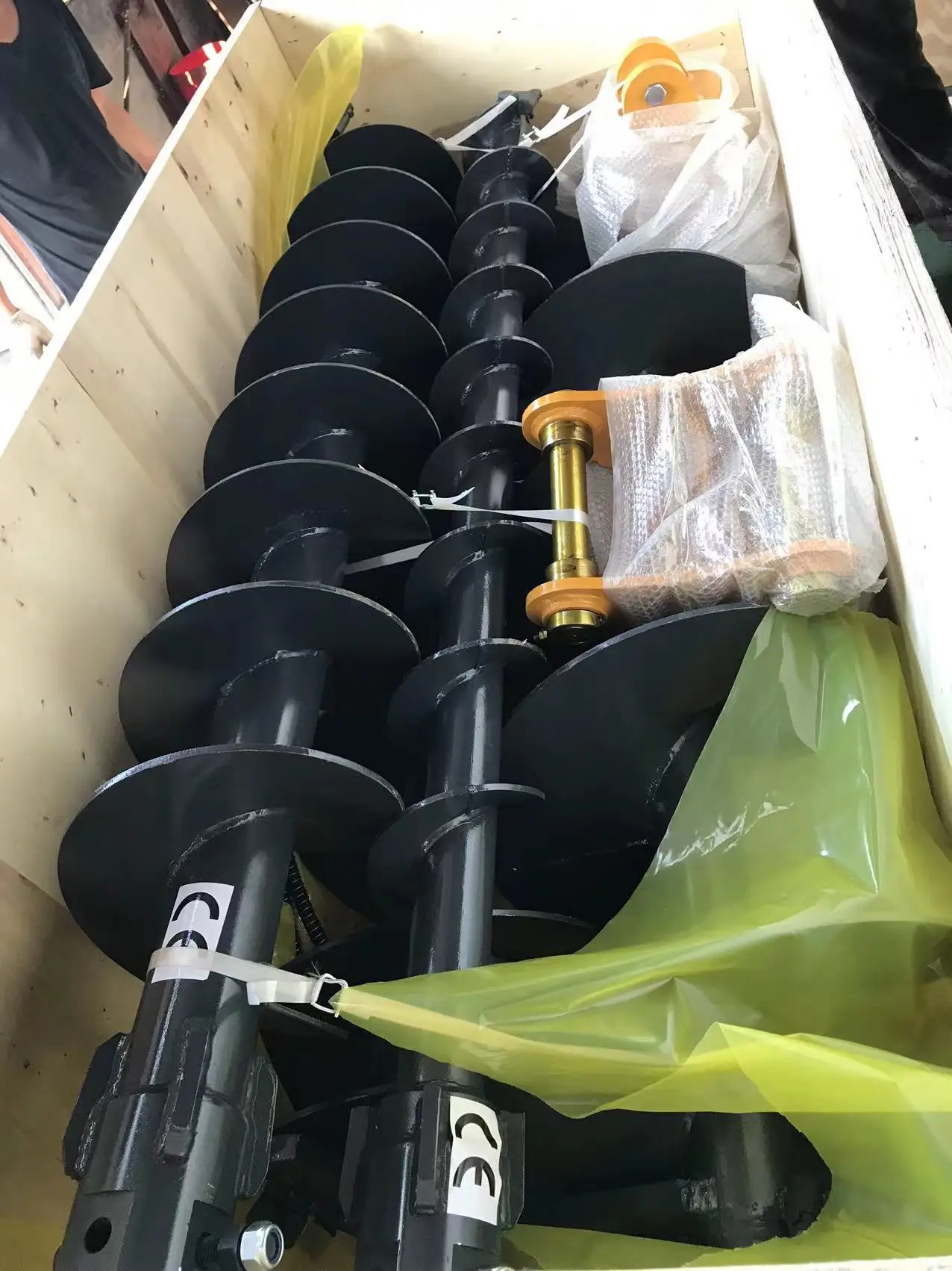 Ground Hole Drill Earth Auger For 1-3 TONS Skid Steer Mini Excavators Hydraulic Earth Auger Drill Bits