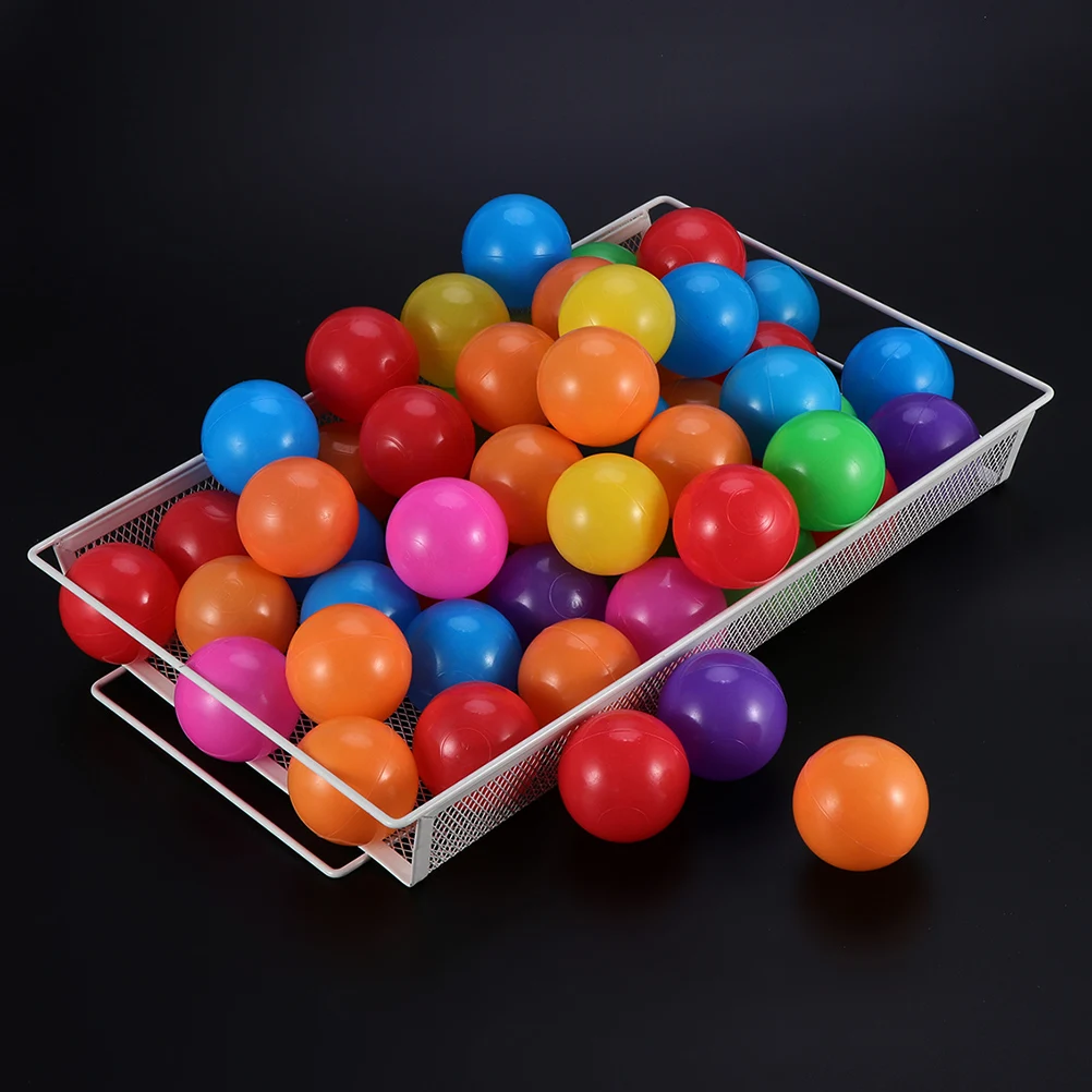 

50pcs Ball Pit Balls Plastic Kids Set Bright Crush Proof For Eye Hand Coordination Ocean Ball Pool Play Educational Outdoor