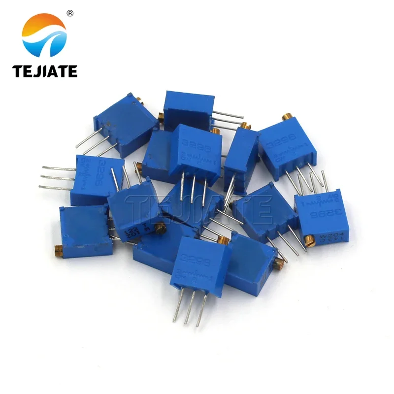 5PCS 3296W potentiometer trimmer resistor 10R 20R 50R 100R 200R 500R 1K 2K 5K 10K 20K  1M 2M