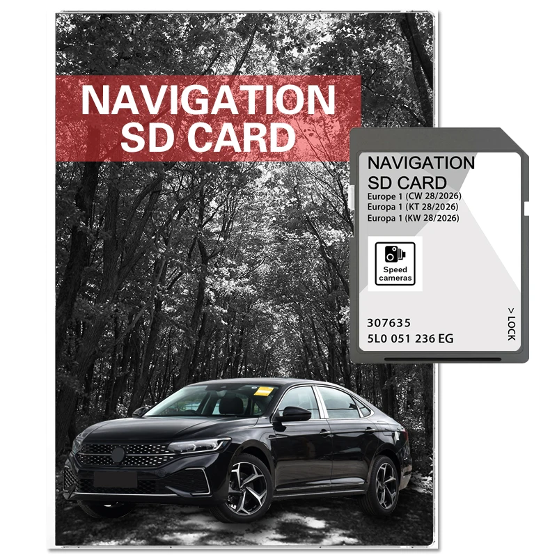 

A1 2026 for Skoda Octavia Rapid Yeti Kodiaq Karoq Car MIB2 Navigation SD Card 32GB Europe UK Maps GPS 5L0051236EG