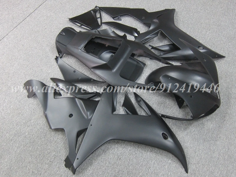 4Gifts New ABS Motorcycle Fairings Kit Fit For YAMAHA R1 2002 2003 02 03 Bodywork Set Custom Black Matte