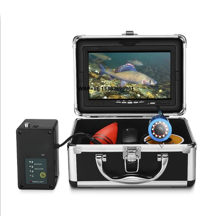 

30 Meters Cable Portable 9 Inch Fish 1000TVL Fishing Waterproof Underwater DVR Video Cam &Infrared Lights
