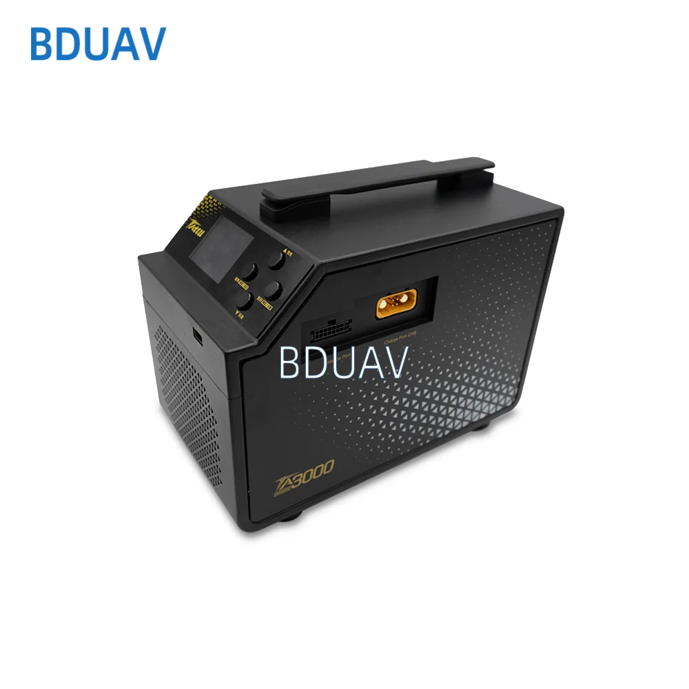NEW TATTU TA3000 3000W Multifunctional Smart Balancing Charger Dual Channel 6-14S Lipo LiHv High Power for Battery