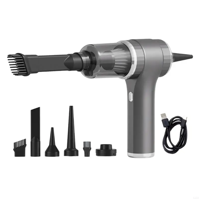 Handheld Cordless Car Vacuum 9000PA Mini Cleaner,60W Super Suction Power Vacuum Portable and Rechargeable Cleaner X37F