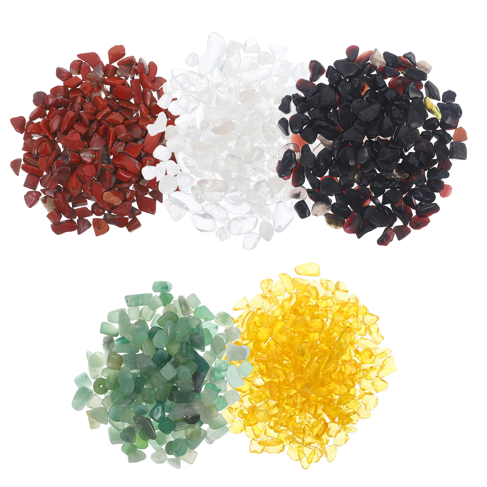 

Crystal Rocks Gravel Ornaments 7-9mm Smooth Fish Tank Landscaping Pebbles Aquarium Supply Vase Fillers Potted Plants Stones