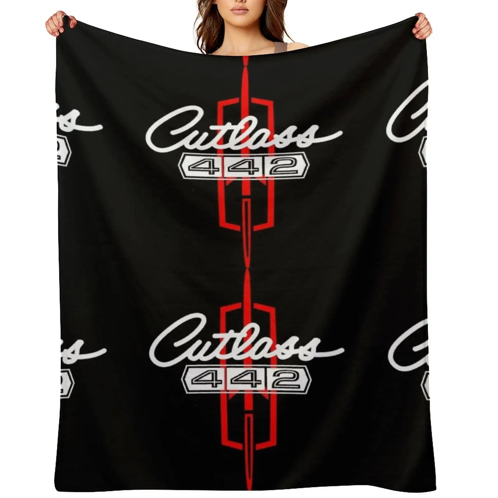 

Cutlass 442 Oldsmobile Throw Blanket Thermals For Travel Nap bed plaid Hair Blankets
