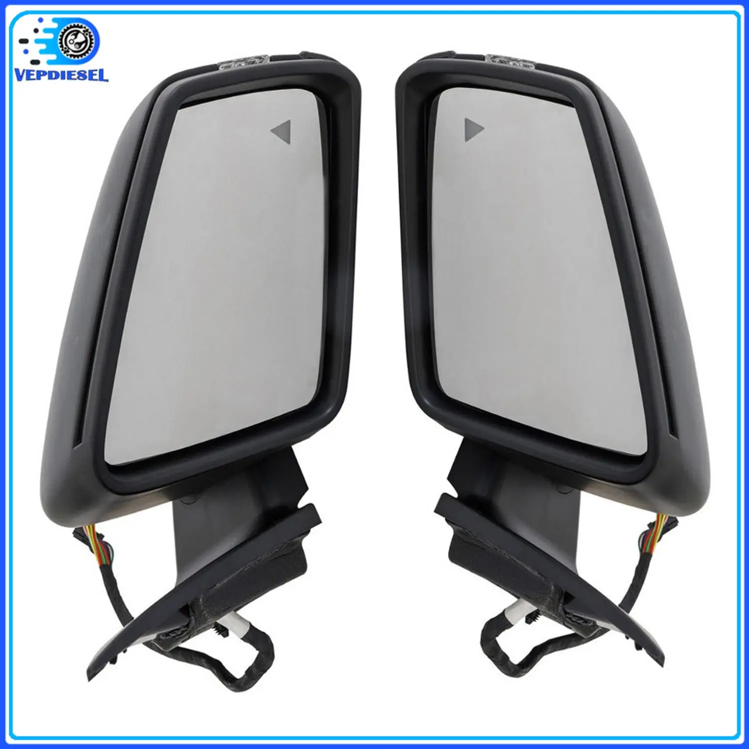 

Door Mirrors Driver & Passenger Side Pair Blind Spot 1178100776-PFM 1178100876-PFM For Mercedes-Benz CLA-Class CLA250 CLA45 AMG