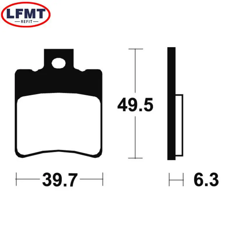 Motorcycle electric bike universal brake pad front rear combination parts For NIU-001 NIU-009 NIU-043 NIU-002 NIU-005 dirt bike