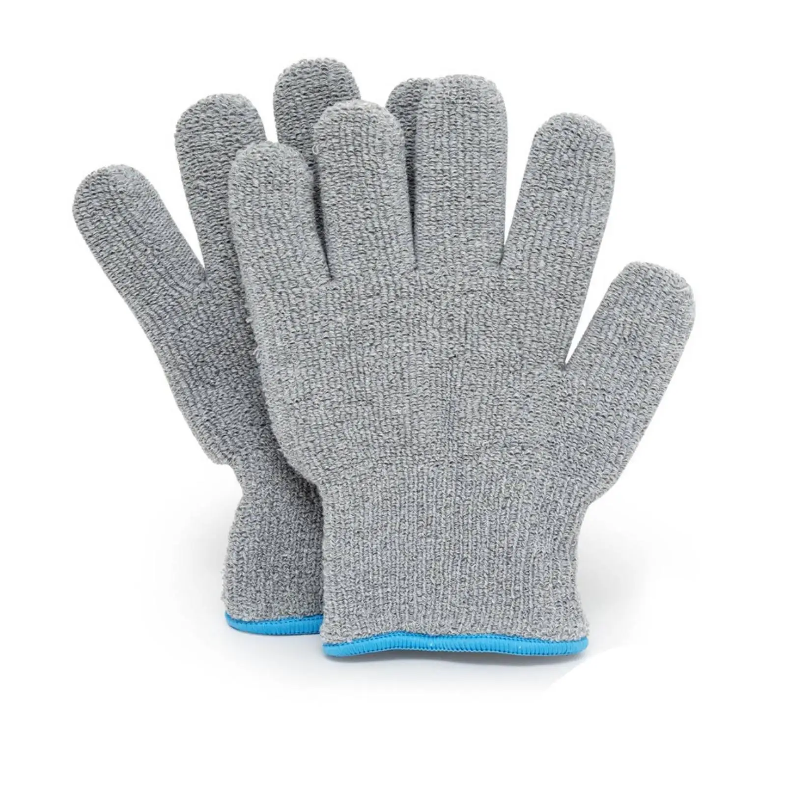 Cotton Heat Resistant Oven Mitts with Elastic Cuffs for Kitchen Cooking Baking BBQ Use