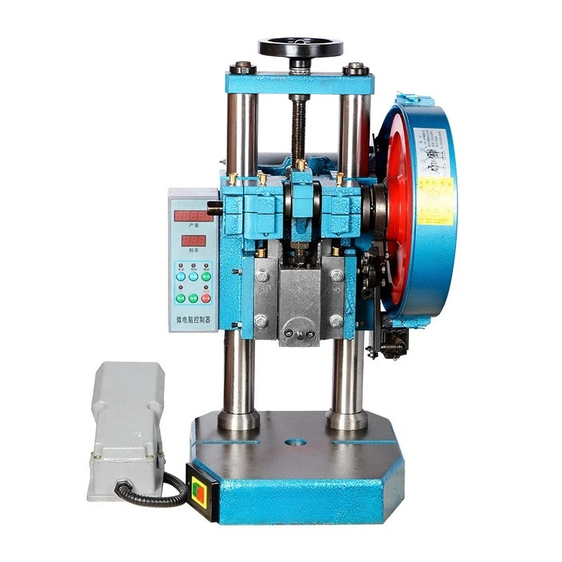 Precision Small Desktop Electric Punch  Manual Foot Automatic Counting Punching Machine