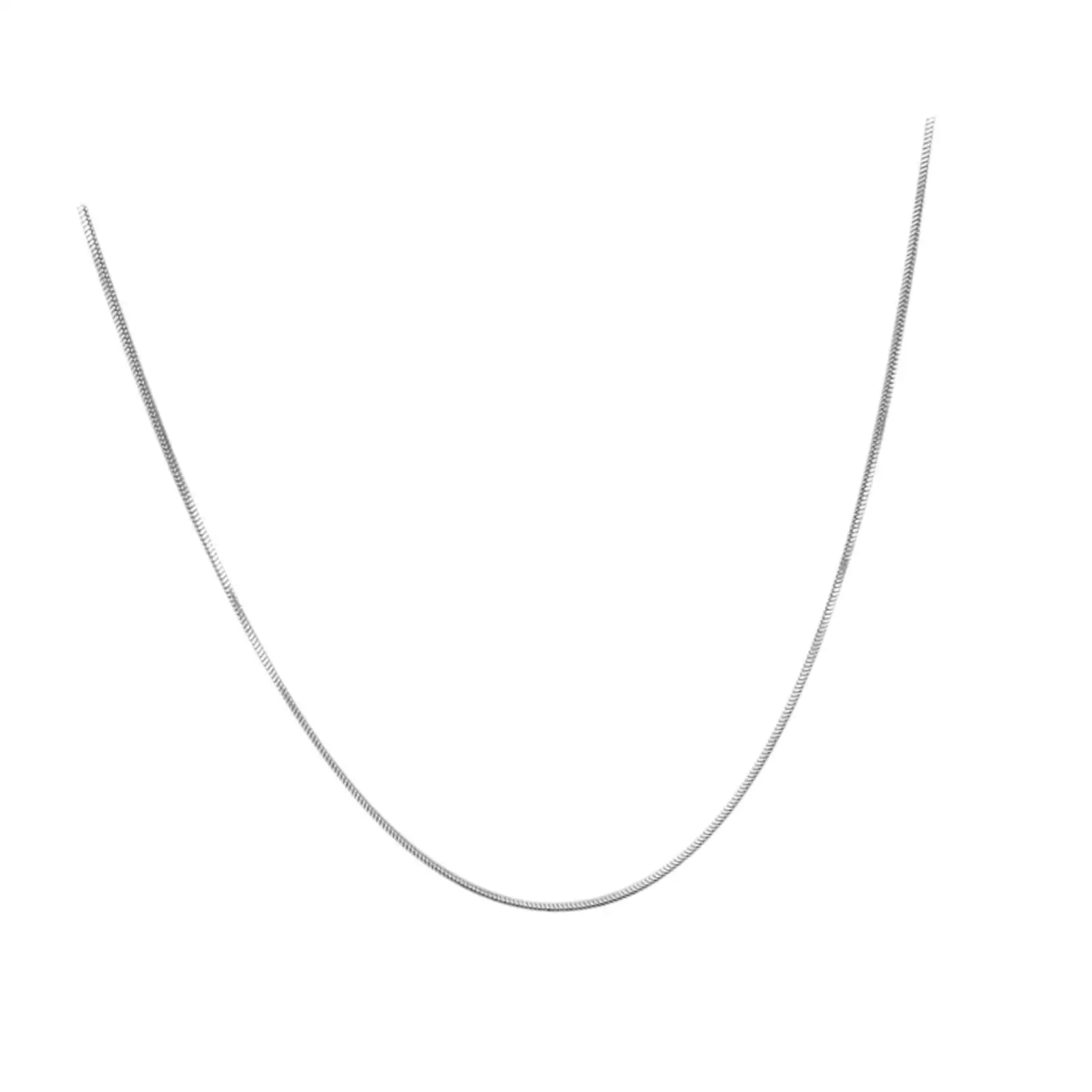 Snake Chain Necklace Minimalist for Women Men Clavicle Neck Chain for Graduation Ceremony Dating Birthday Valentine's Day Gift