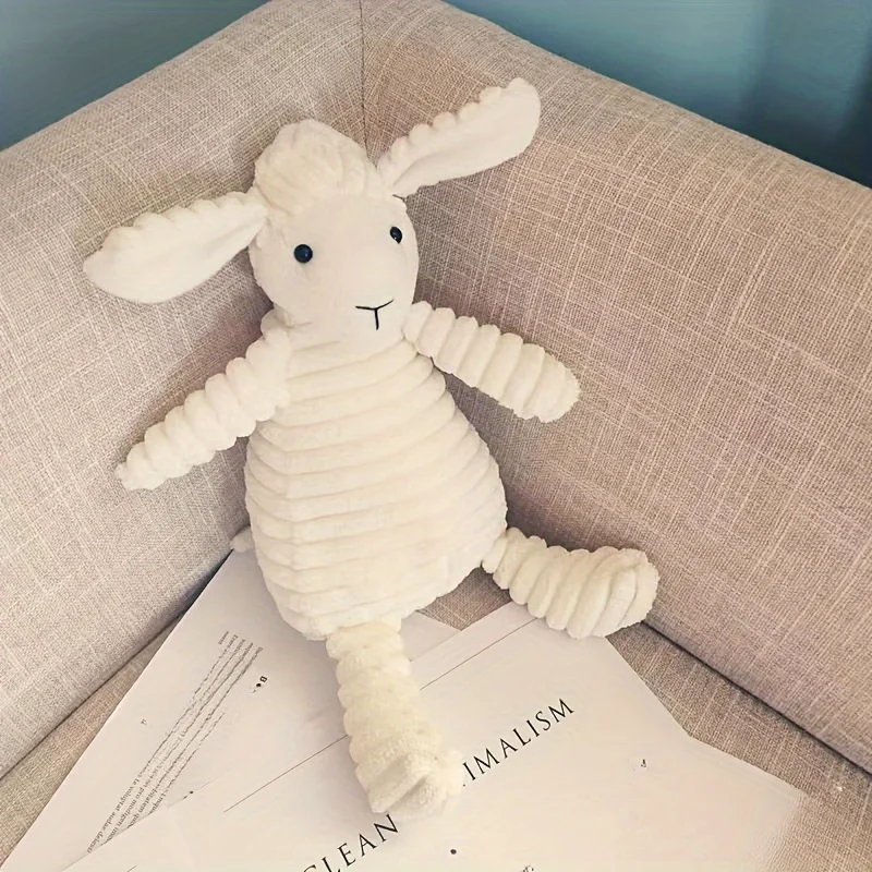 Jouet en peluche mouton/agneau grinçant, animal en peluche doux, jouet mignon pour bébé/enfant en bas âge et jouet pour chien, cadeaux pour filles et garçons, cadeaux de Noël