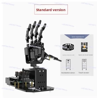 Open Source AI Bionic Robot Hand Support Somatosensory Glove Control 6 Dof Robotic Fingers for Arduino Programming  DIY Kit