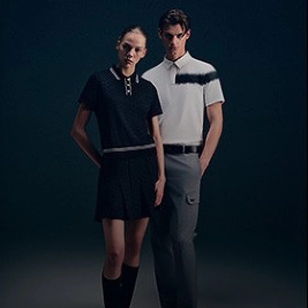 Men's Golf Short Sleeve Polo Shirt 26 Fall New Original Korean Colorblock Trendy Sporty QuickDry Breathable Stretch Lightweight