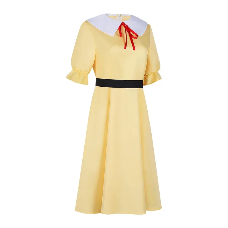 2026 Etoile Fujiko تأثيري Kawaii JK زي مدرسي شاحب أصفر تنورة طويلة القوس لوليتا Halloweena ؛ 3,v'5.t;8, #3