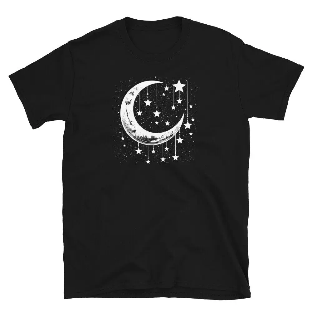 Galaxy Night Sky Moon Lunar Stars Love   Tees High Quality 100%Cotton Short Sleeve