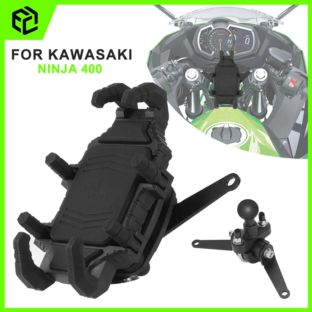 For Kawasaki Ninja 400 Mobile Phone Holder Support GPS For The Motorcycle Stand  Bracket For Ninja400 Accessories