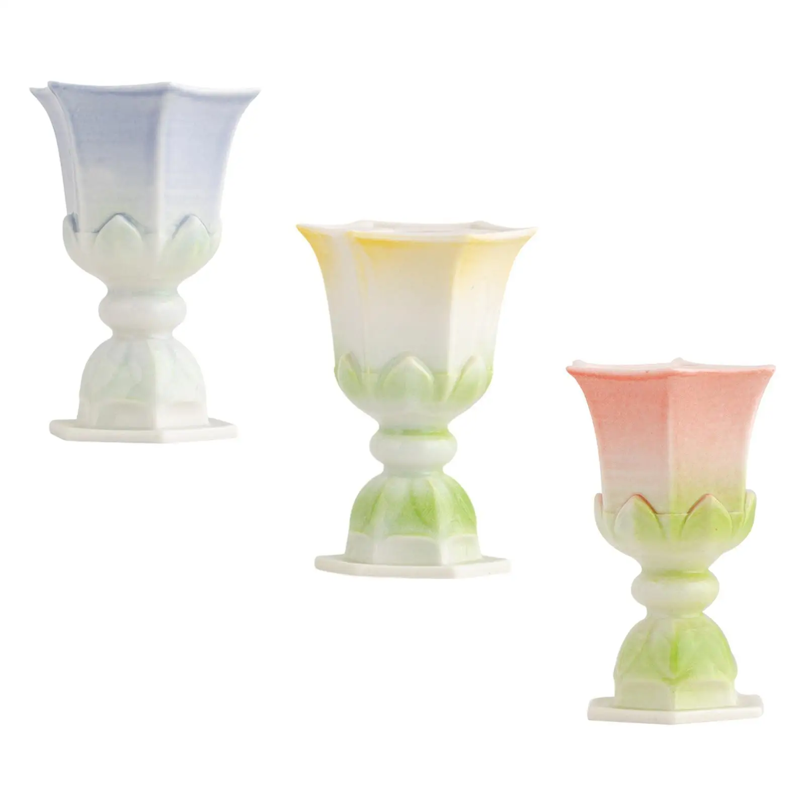 Candlestick Holder Desktop Lotus Candle Holder for Home Mantel Anniversary