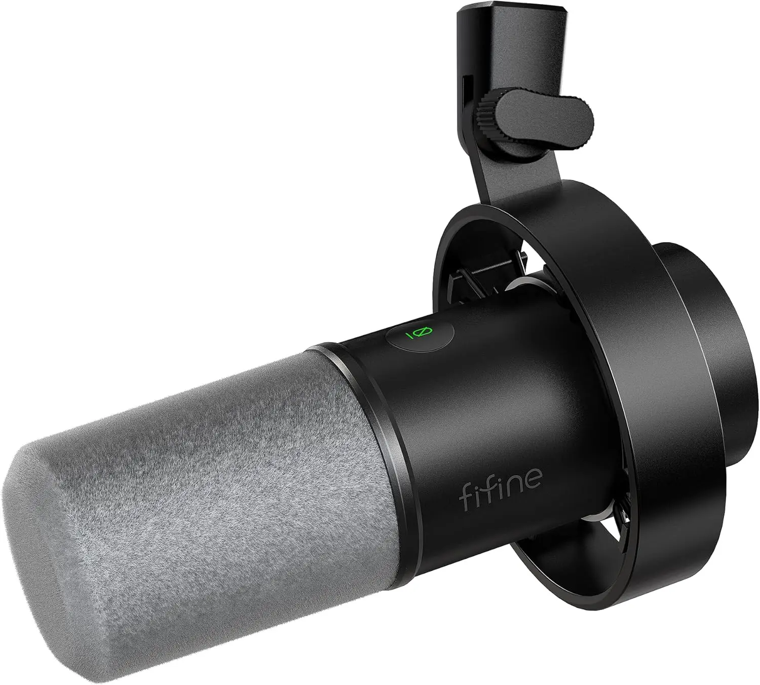 Dynamic XLR/USB Podcast Microphone for Recording, Streaming, Gaming with Mute, Gain, Headphone Jack, and Monitoring