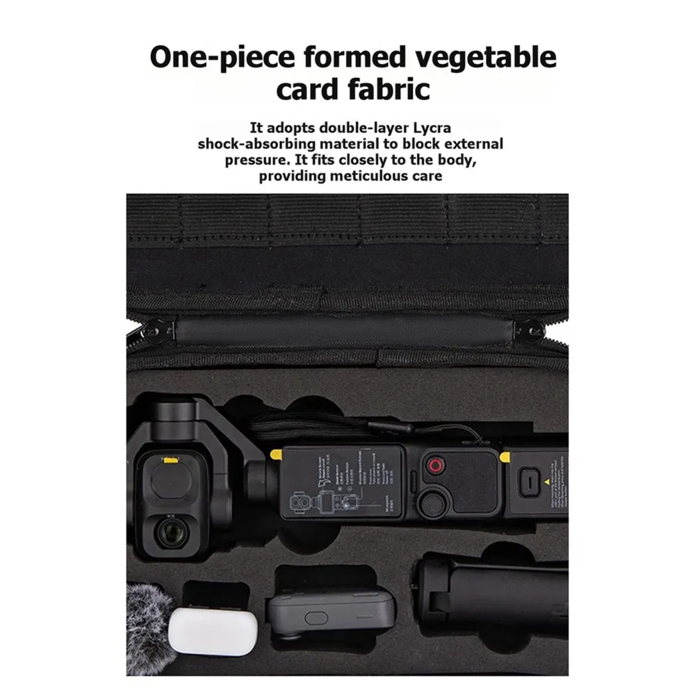 Storage Bag Case for Pocket 4P Camera Accessories Waterproof Portable Protective Case Black