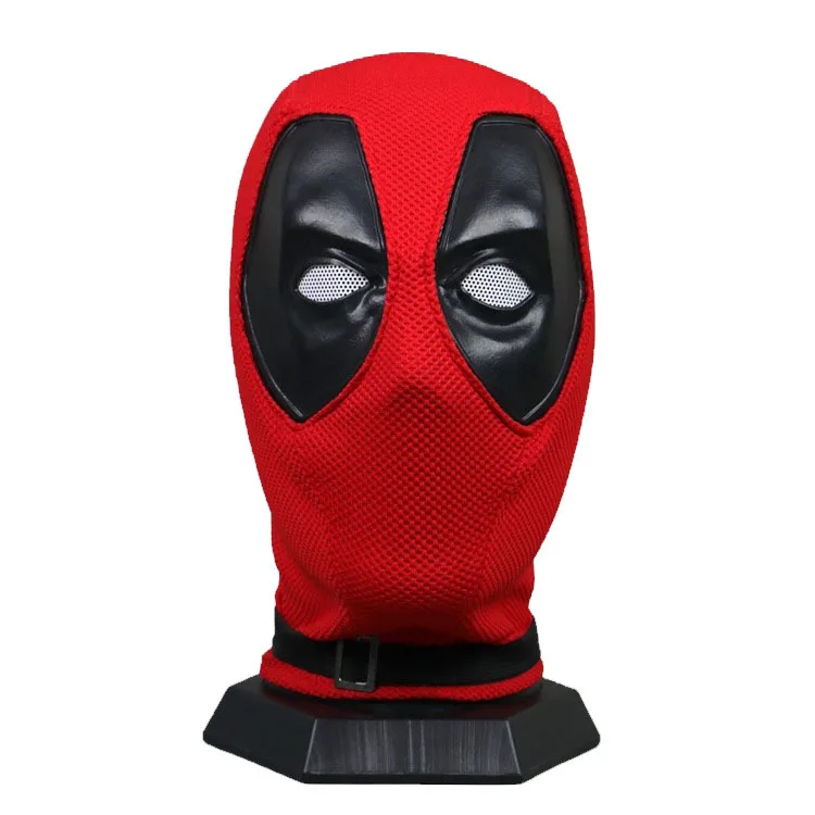 

Deadpool Mask Cosplay Costume Nylon Headgear Mesh Helmet Party Carnival Props Halloween for Head Circumference 55-62cm Gifts