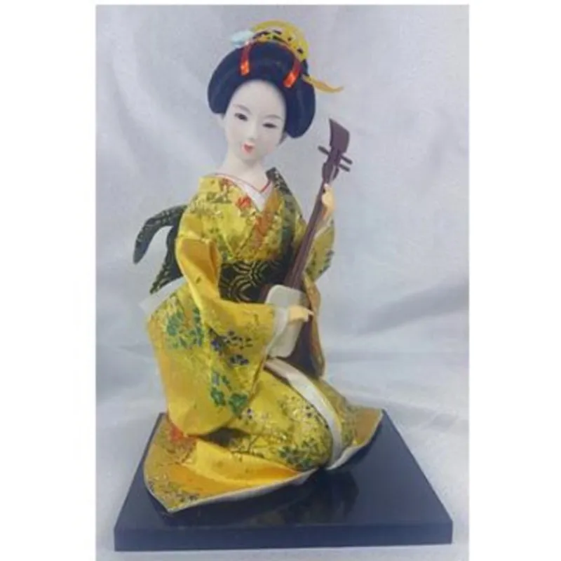 2025 ญี่ปุ่น Geisha Miniatures ตุ๊กตา Squat สไตล์ญี่ปุ่นชาติพันธุ์กิโมโนตุ๊กตาสําหรับสาว Handmade Design หัตถกรรม ZL219