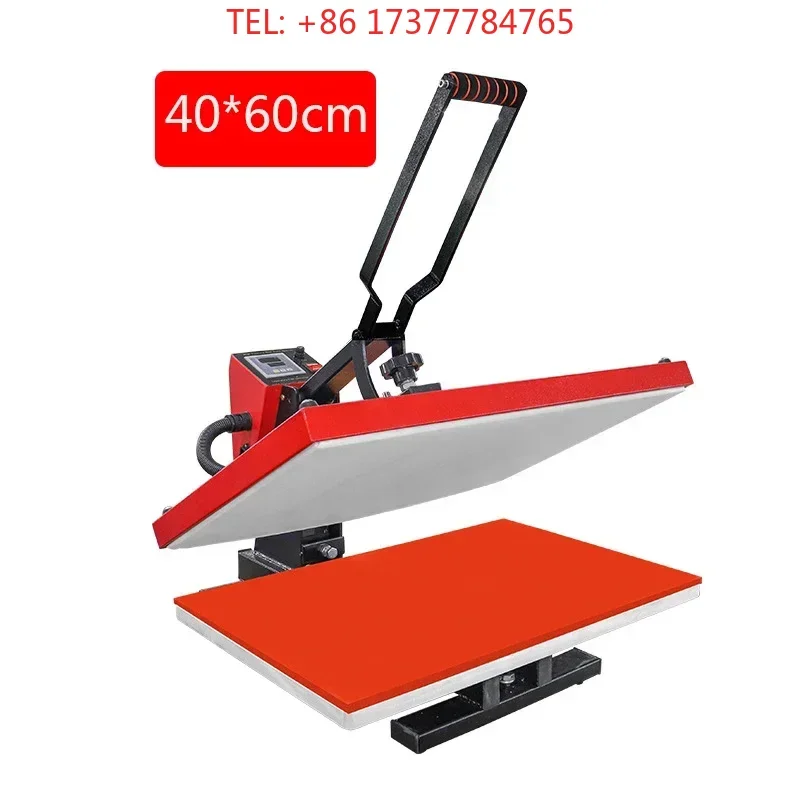 Digital Heat Transfer Machine for T-Shirt 38*38 Flatbed Printer Semi-Automatic Manual Press for Clothing Iron-On Equipment