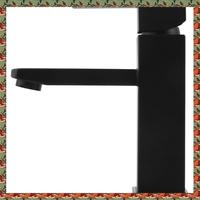ABLQ Bathroom Sink Faucet, Hot And Cold Water Basin Faucet, Matte Black