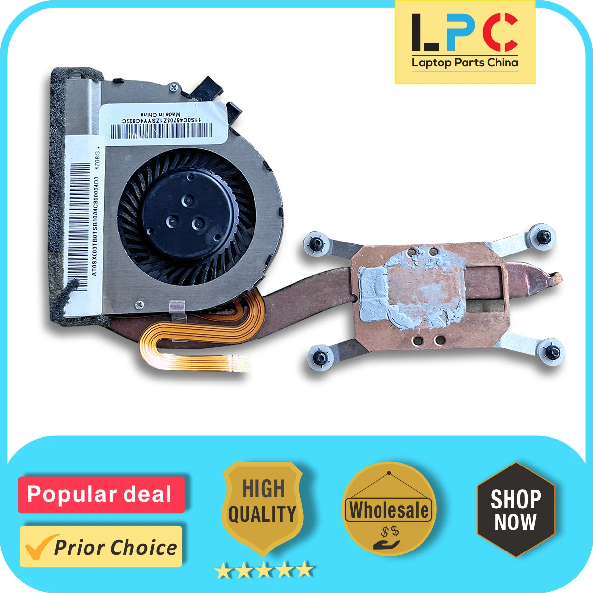 

For Lenovo Thinkpad X240 X250 X260 X270 CPU + Heatsink Cooling Fan New Original Laptop Cooler Radiator Heat Sink