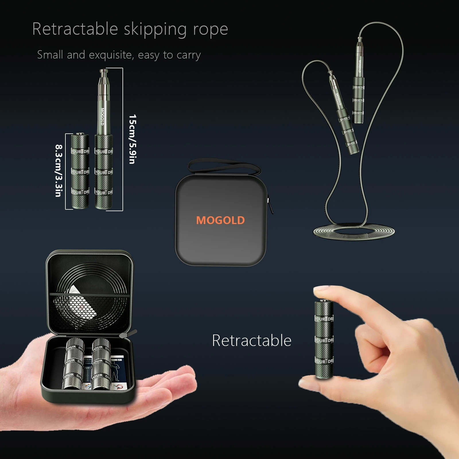 Telescopic Jump Rope Gym Crossfit Professional Sport Boxing For Adults Kids Freestyle High Quality Fat Burning Rope Sturdier Mat