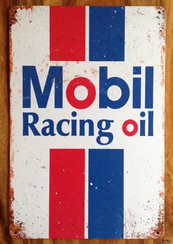 Mobil Oil Metal Garage Sign Retro Vintage Metal Wall Sign Petrol Oil Garage UK --Tin Sign