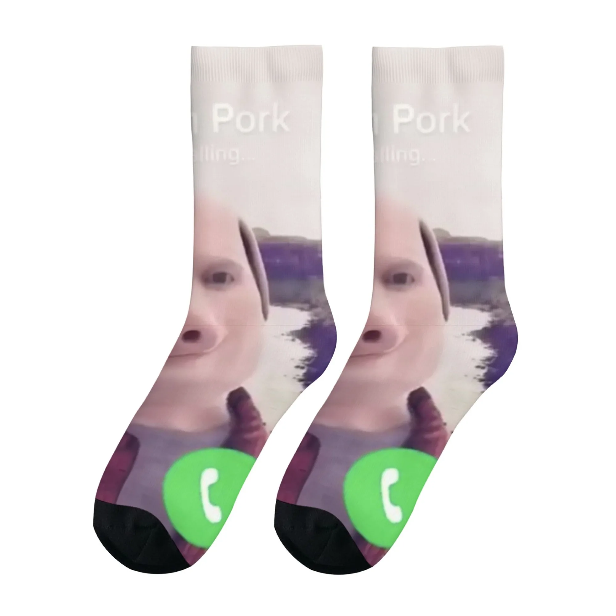 Niedliche John Pig Herrensocken, Persönliche Neuheit Lustige Socken, Atmungsaktive Hautfreundliche Weiche Rutschfeste Sportsocken, Verrückte Partygeschenke – Detail 9