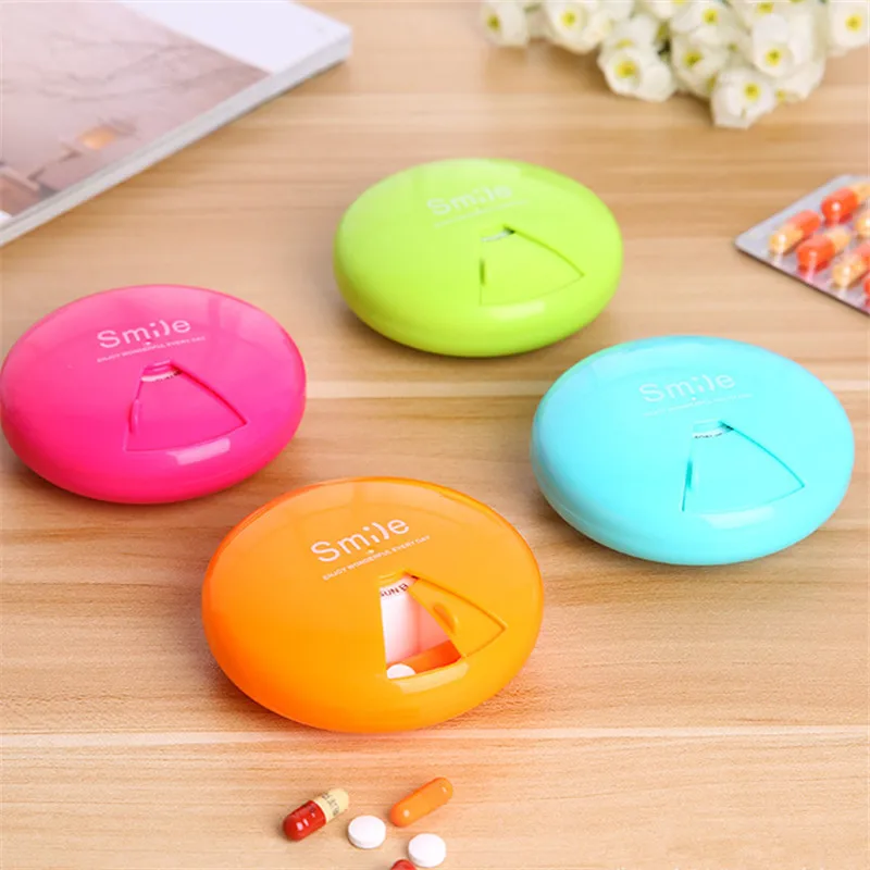 Mini Small Portable Travel Pill Box Cases Container Organizer for Tablets 7 Days Daily Vitamin Pills Medicine Fish Oils Storage