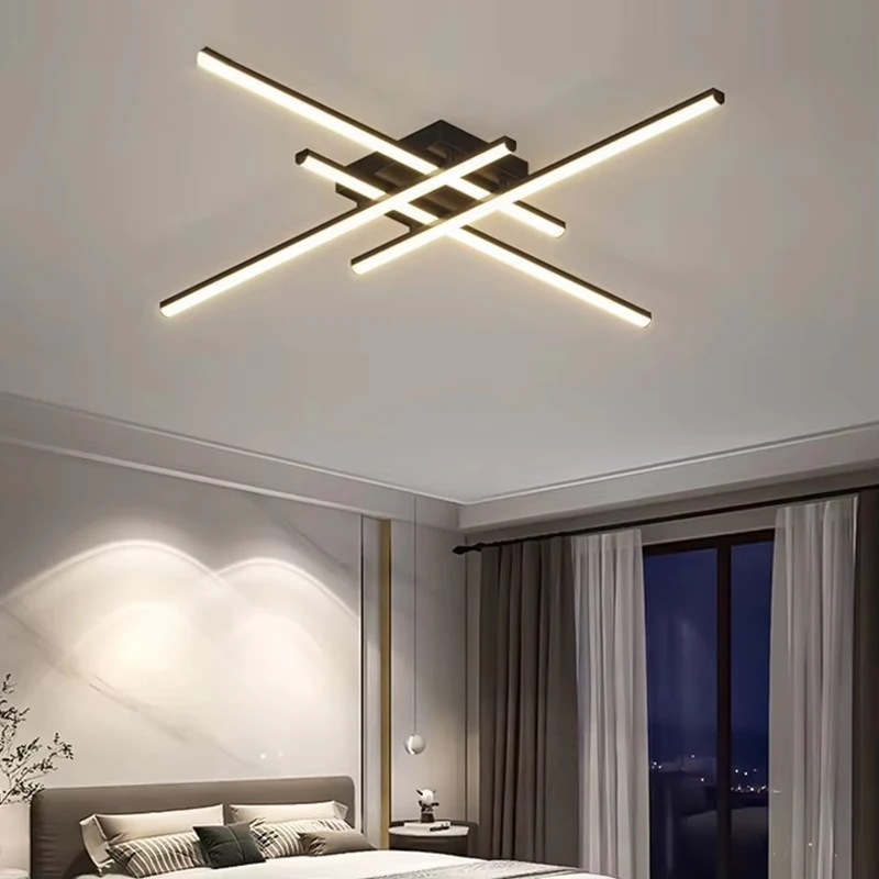 

New Modern Led Ceiling Lights Black Ceiling Lamp for Living Room Bedroom Studyroom Led Lights for Room Ceiling Light Fixtures