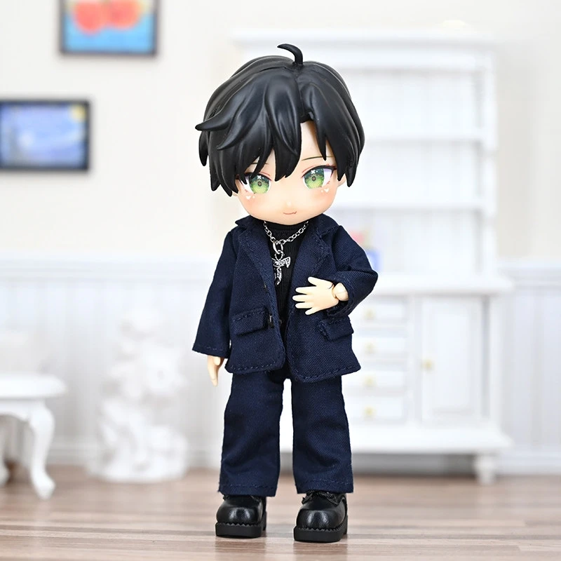 OB11 Doll Clothes Suit Formal Blazer Pants For Obitsu11, GSC, 1/12 BJD Doll, Nendoroid, YMY Body11 Doll Accessories view 4