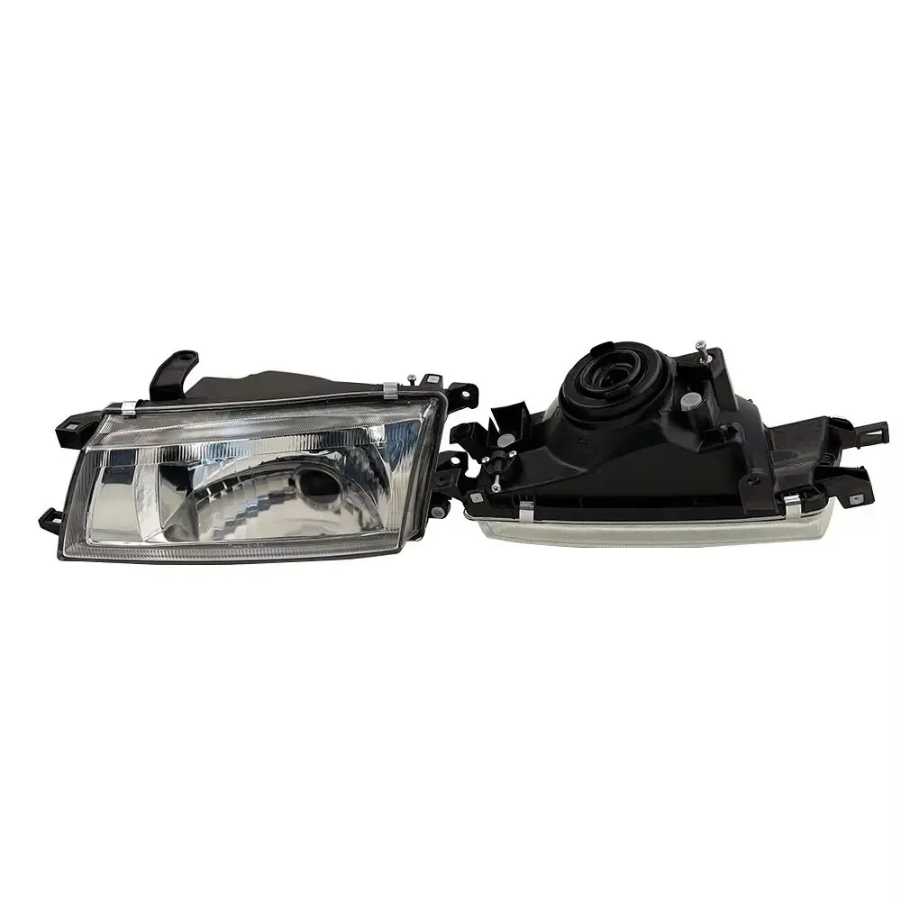 Crystal A Pair Headlamp Car Front Headlight  For Toyota Carina At190 St190 1992