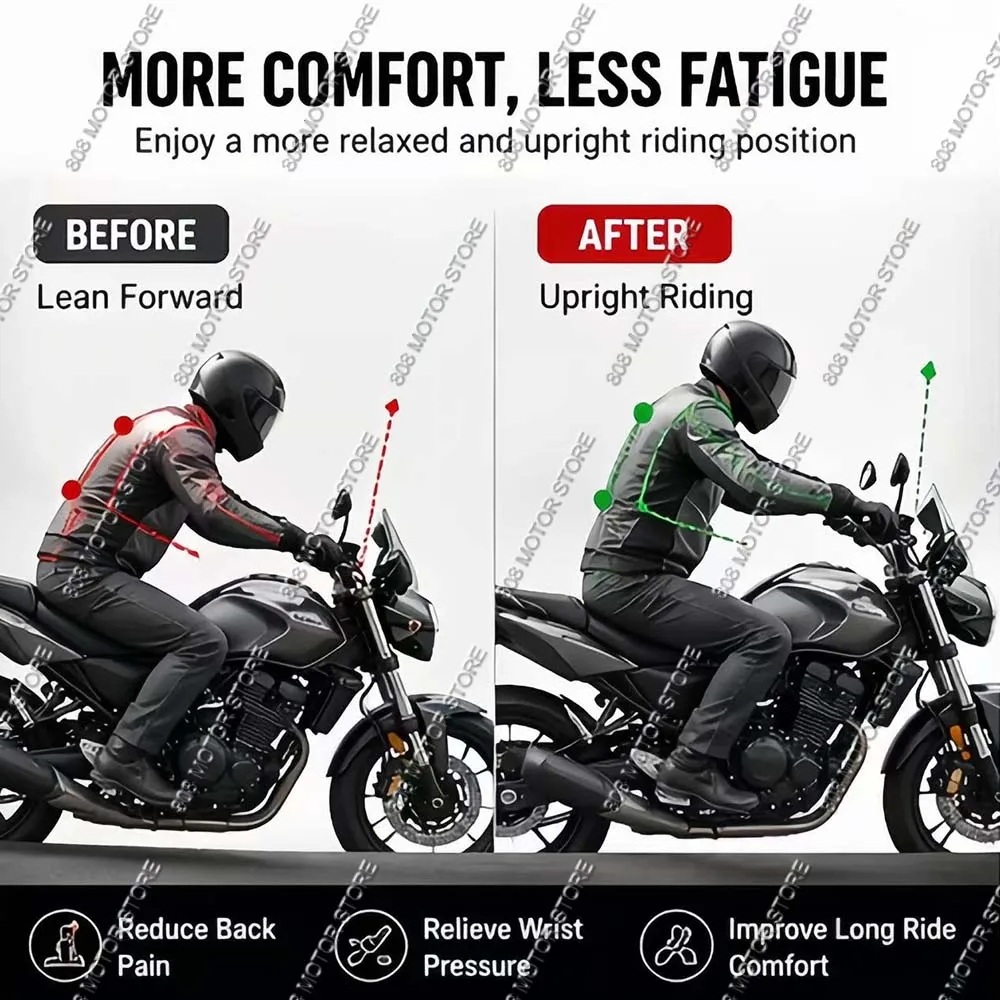 For Peugeot XP400 XP400 GT xp400 xp400 gt Motorcycle Handlebar Riser Bar Mount Handle Clamp Better Upright Position