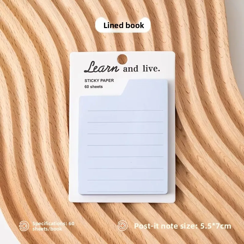 New 60 Pages Memo Pad Self-adhesive Dual Daily List Note Paper Scheduler Planner Mini Yearly Office Plan Paper
