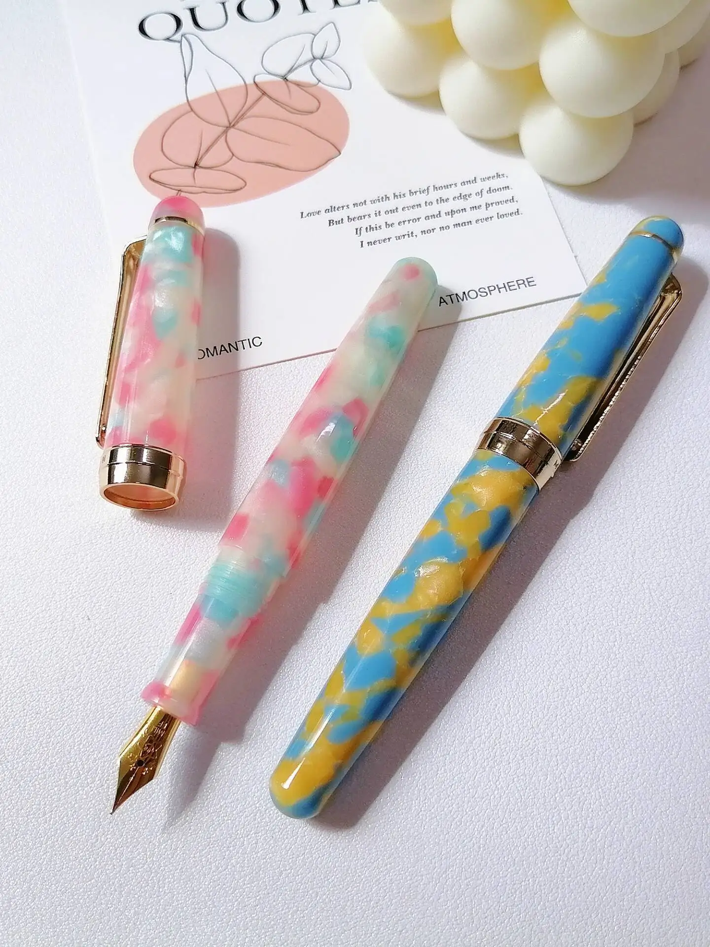 

S9 Fountain Pen Fashionable Colors Student Journal Writing Pen
