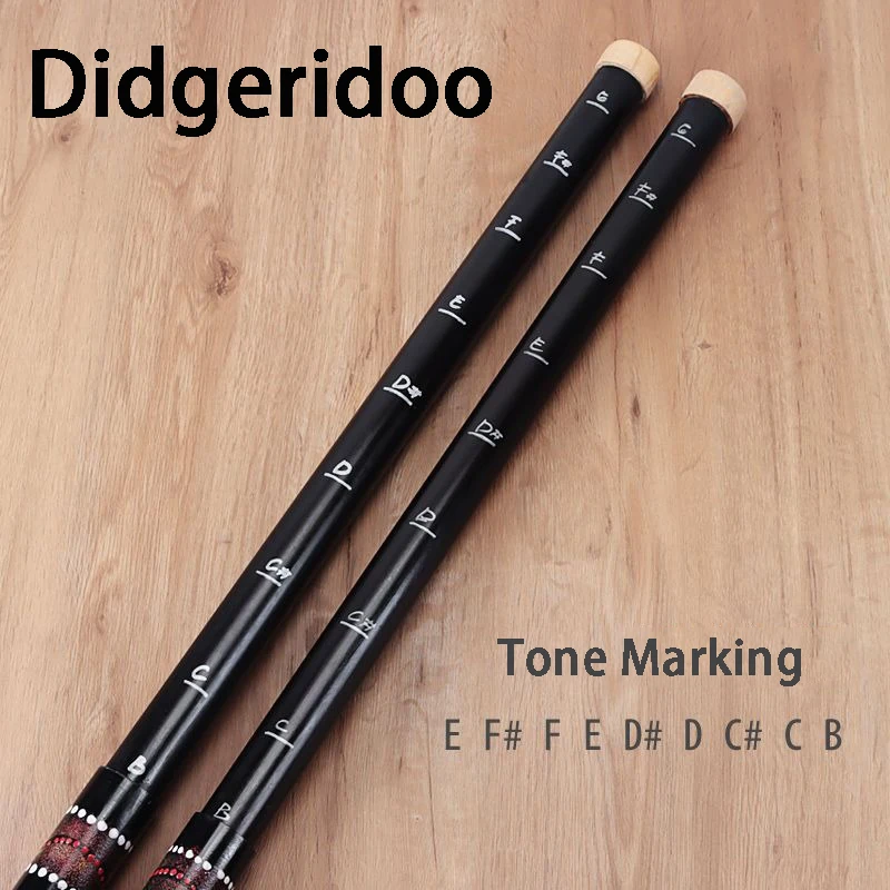 Didgeridoo telescópico, 9 tonos, portátil, Didgeridoo, sonido curativo, Yoga, meditación, boquilla de madera, instrumento de viento ligero