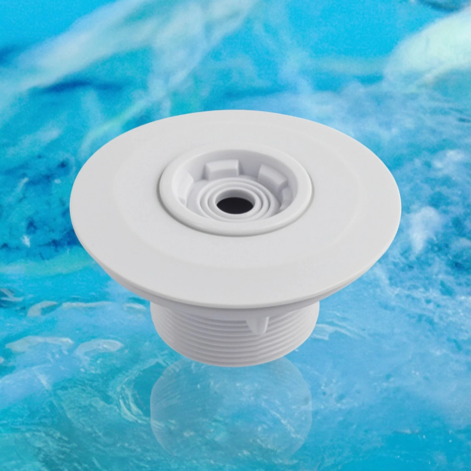 Pool Return Inlet Nozzle Threaded Pool Inlet with Double-Seal Seal Leak-Resistant Directional