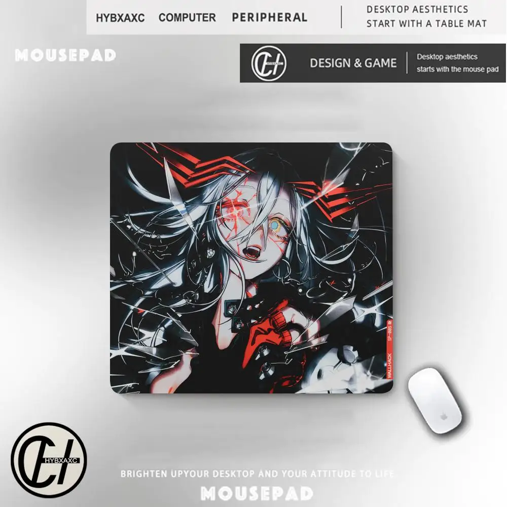 Gothic Angel Dark Aesthetic Mouse Pad Large Rubber Non-slip PC Desk Accessories Mousepad for Office and Gamer Keyboard Decor Mat