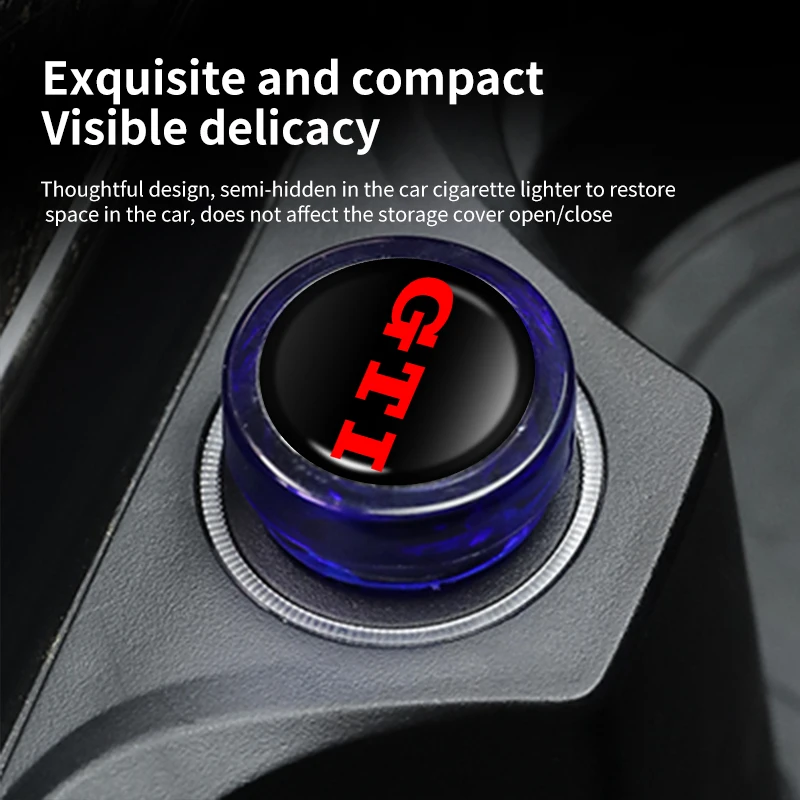 Car Cigarette Lighter Plug Dust Cover Button Socket Protective Case For Volkswagen VW GTI Golf 4 6 7 Tiguan Passat B5 B6 B7 CC