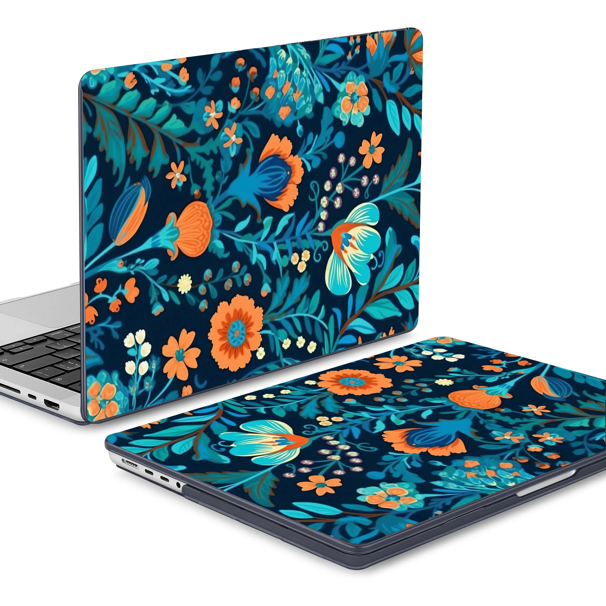 

Retro printed pattern laptop case for macbook pro 14 m4 Air M4 A3240 A3241 Case For Macbook Air 13 A2337 M1 Pro 13 Pro 16 M4