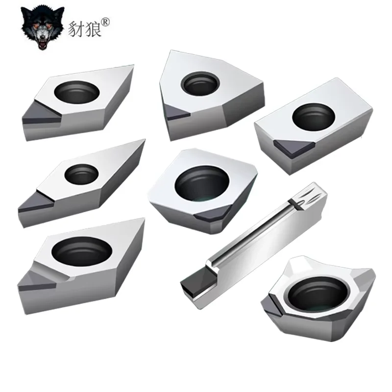 

PCD APKT1135 APKT1604 milling cutter for aluminum copper CBN turning tool machining hard steel and cast iron RPGT1204 CCGT VCGT