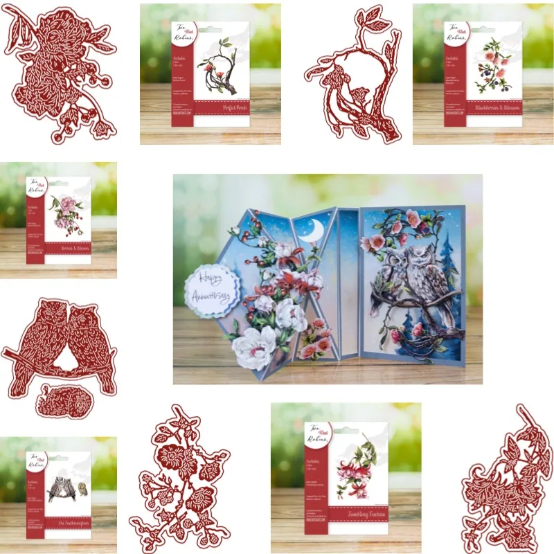 Round Fruits Are Still Growing on the Branches New 2026 Metal Cut Dies Scrap Booking to Make Paper Engraving Frames Card Craft