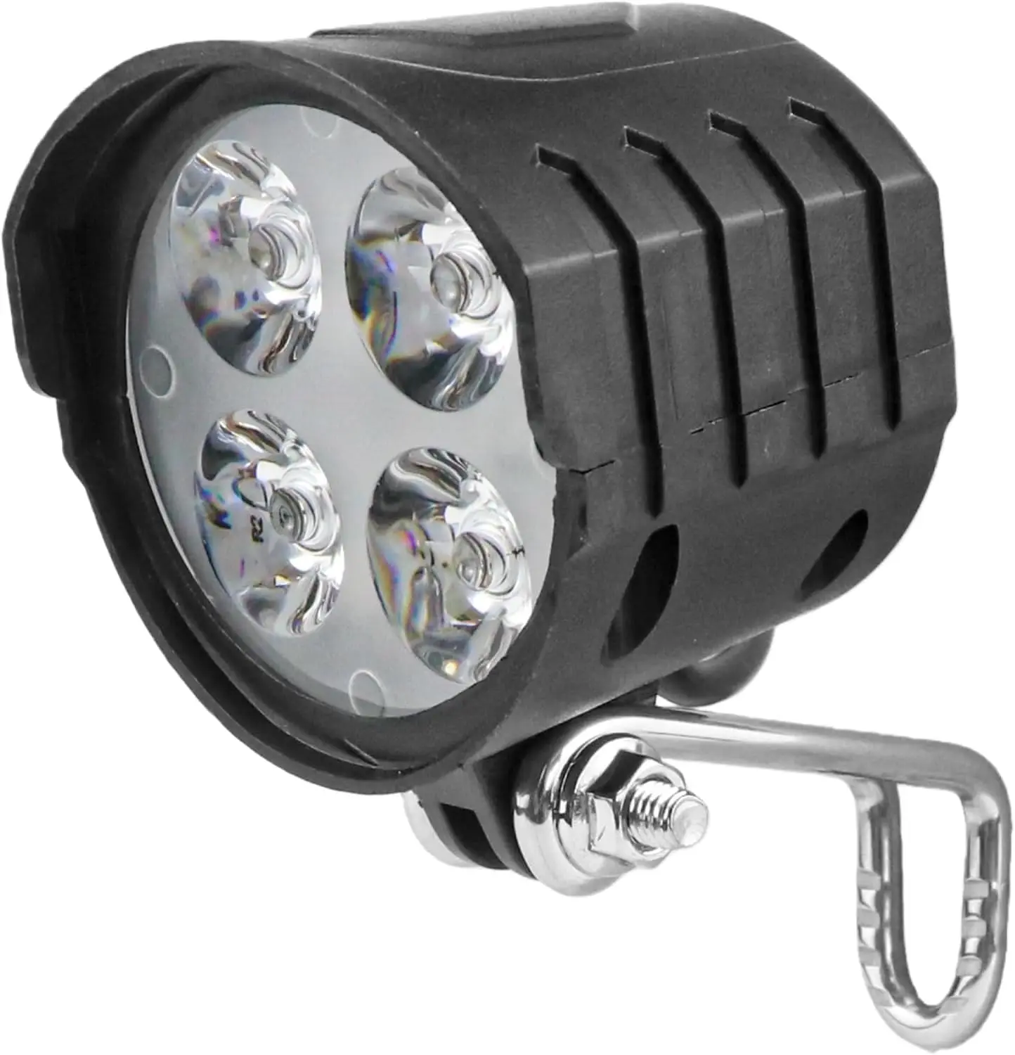 

Сверхъяркая электрическая фара для велосипеда 12 Вт, универсальный светодиодный передний фонарь 36-60 В для электровелосипедов, скутеров, электрических внедорожных мотоциклов