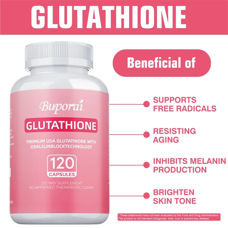 

Глутатионовые добавки - мощный антиоксидант, способствует здоровью кожи, иммунной системы, здоровью печени и детоксикации.