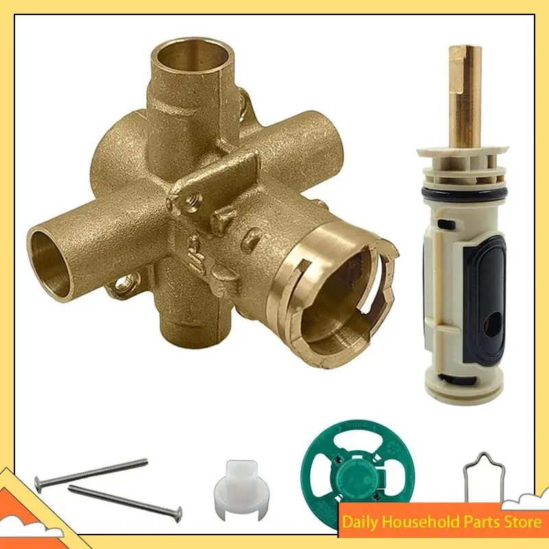 

Для Moen 2520-1/2 дюйма CC Connection Совместимый душевой клапан 2520, латунная сбалансированная запасная часть под давлением ГОРЯЧО!